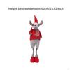 Christmas Figure with Movable Legs, Festive Ornament for Home Decor