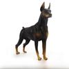 Pvc Toy Doberman Dog Model For Childrens Educational Farm And Animal Scene