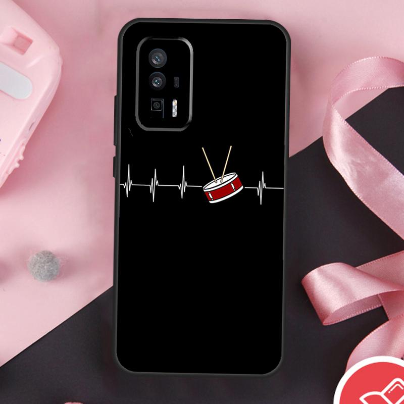 Drum Drummer Music DJ Case For Xiaomi 13 14 Ultra 11T 12T 13T Pro 12 Lite POCO X6 Pro F5 M6 X5 X3 F3 M5s F6 Cover