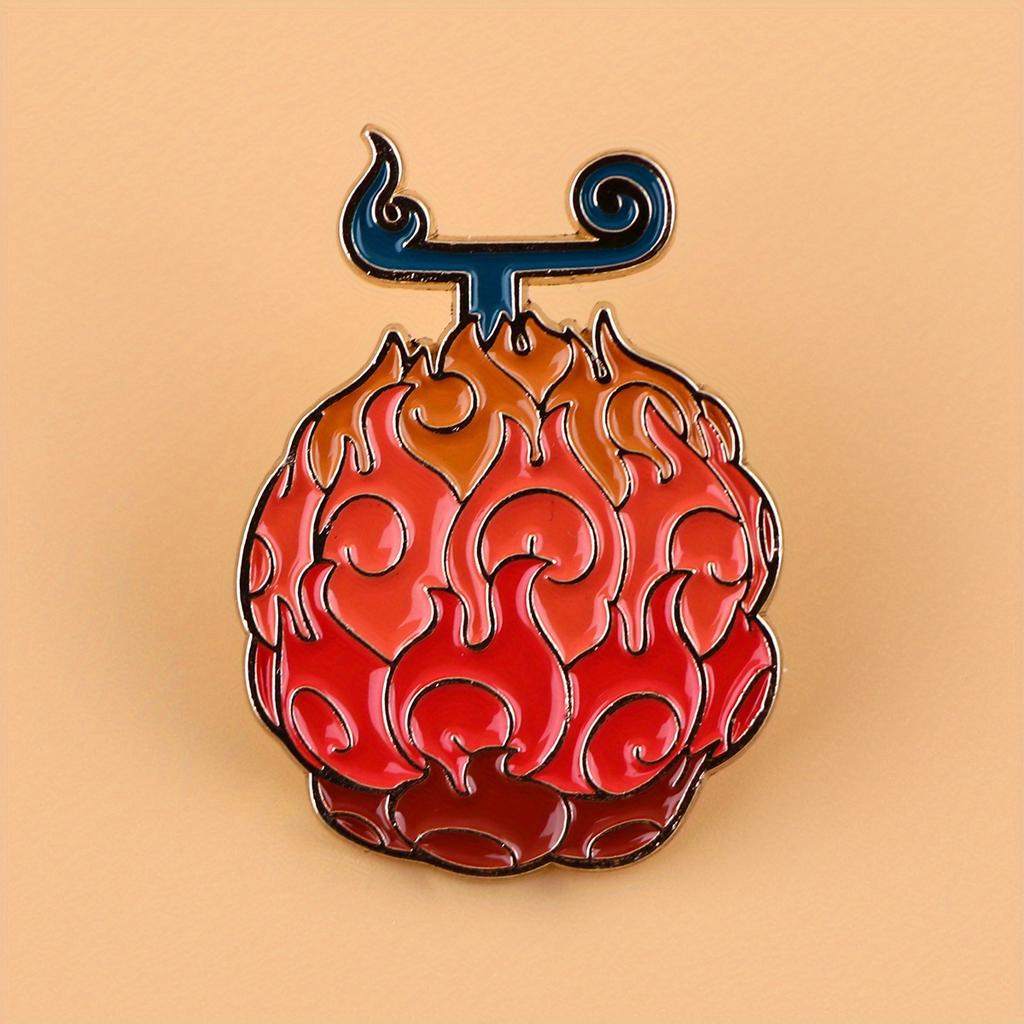 Anime Fruit Brooch Badge, Backpack Clothing Decoration Accessories, Creative Pin Style Pendant, Cute and Versatile Accessories