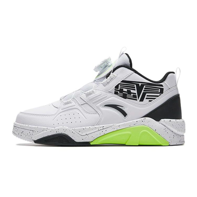 

Anta Детские нескользящие износостойкие высокие кеды для катания на скейтборде Детские кеды для катания на скейтборде Черные Белые Зеленые 312338013-2 37