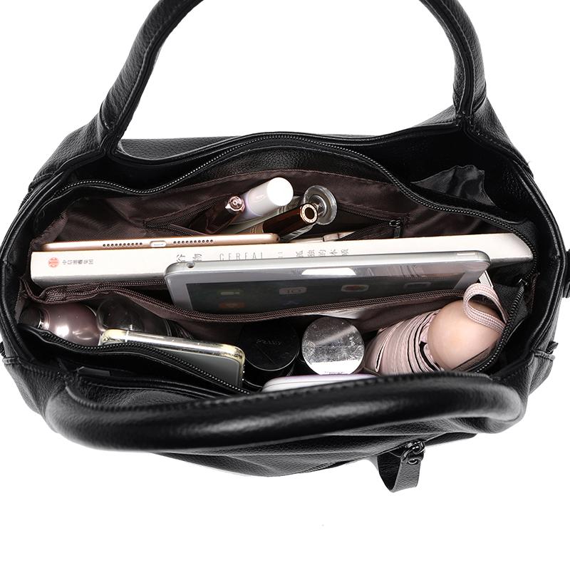 Modische Kunstleder-Umhängetasche für Damen, Handtasche mit großem Fassungsvermögen, Retro-Umhängetasche geeignet für den täglichen Gebrauch und zum Einkaufen