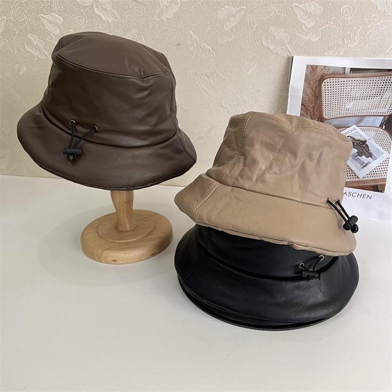 

Bucket hat new autumn and winter quick drying foldable warm versatile face small outdoor climbing hat M（56-58cm） темно-коричневого кольору