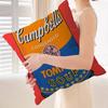 Andy Warhol Pop Art Tomato Soup Personalized Pillow Dust Cover Bedroom Kids Party Decoration Pillowcase Birthday Children Gift
