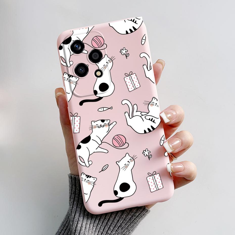 For Honor 200 Lite Case Astronaut Flower Soft Silicone Back Cover Phone Cases For Huawei Honor200 Lite Protective Bumper Funda