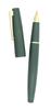 Gullor Color Fountain Pen Simple Converter and Gift Box Gold Extra Fine Nib Green X80, Design, Included, Clip, (0.3mm),