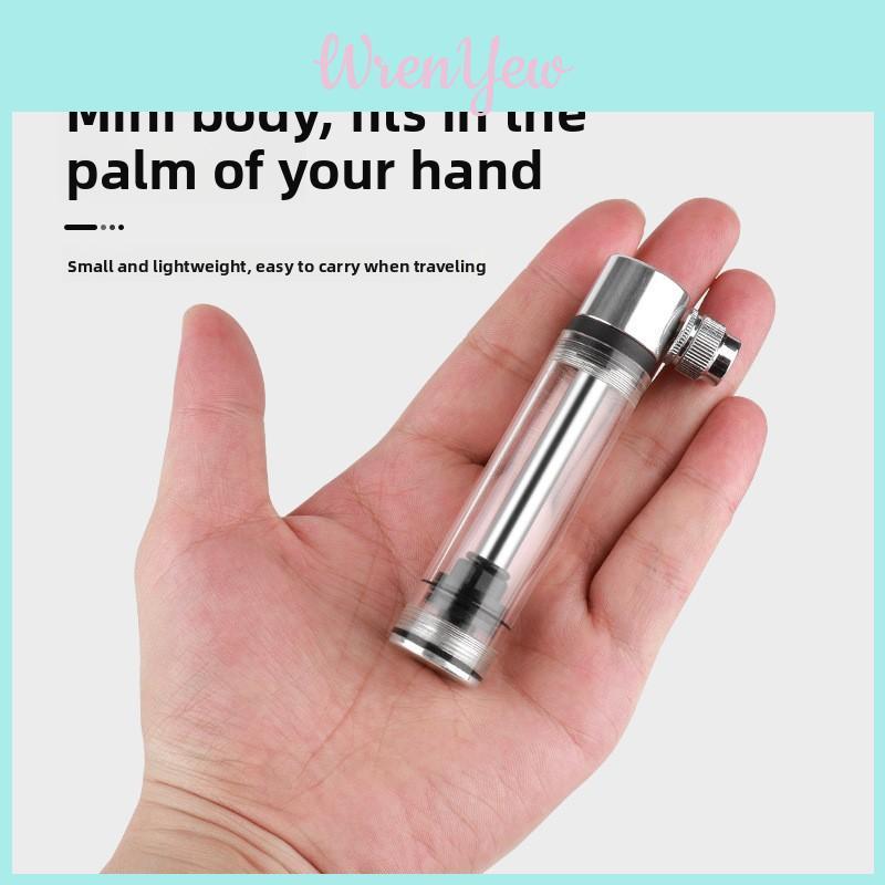 Portable Bicycle Pump With Aluminum Alloy Material For Mountain Bike Riders