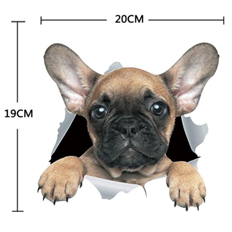 3D Cute Kitten & Puppy Stereoscopic Decal for Cars & Motorcycles