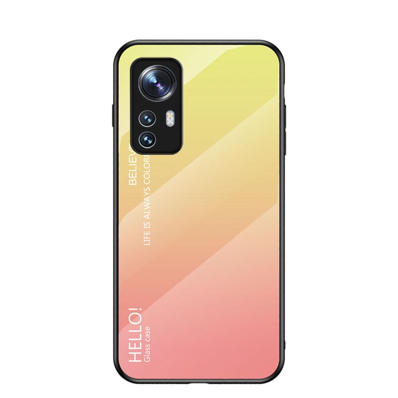 Mi12 Case Gradient Tempered Glass Cover For Xiaomi Mi 13 12 12X 12S Ultra 11 11T 12T Pro Xiomi Mi12 Mi13 Mi11 Lite Cases