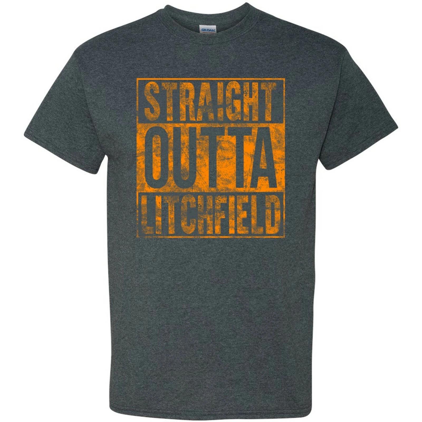 Straight Outta Litchfield - Funny Compton Classic TV Quote Short Sleeve T Shirt M