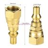 Practical Brass Reducing Adapter Effective Grilling Brass Pipe Adapter Functional Quick Connectors for Machines