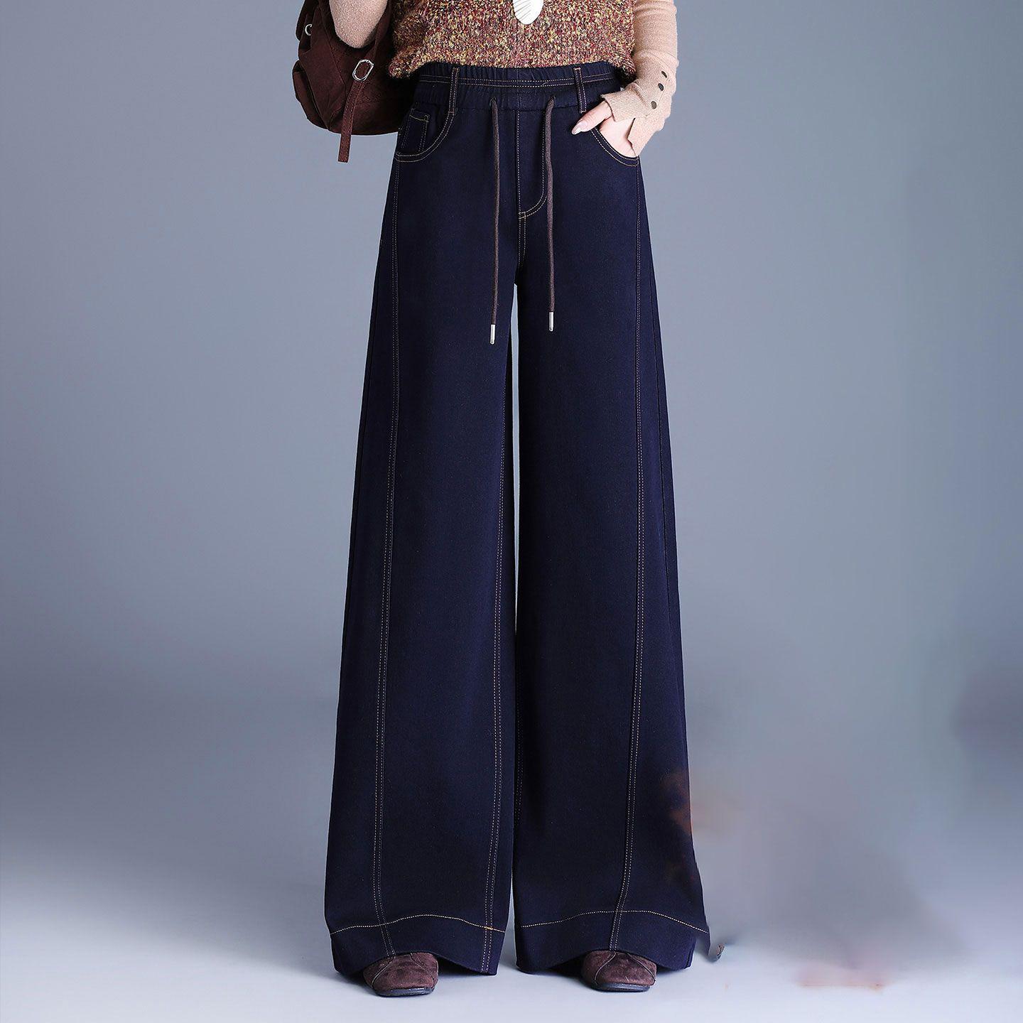 

Women s Plus Size High Waist Fleece-Lined Straight Leg Winter Pants M (90-105 lbs)