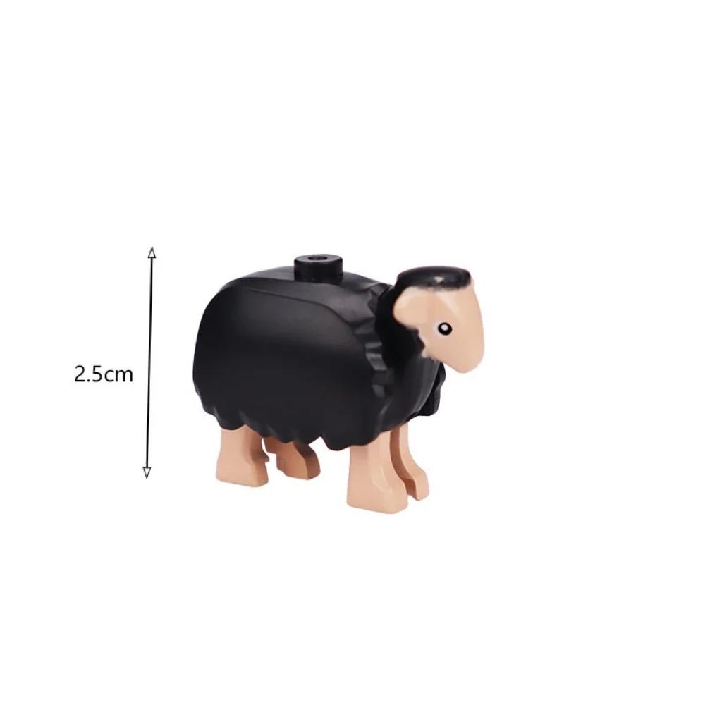 The Zoo Animal Crossing African Elephants Camel Deer Cages Building Blocks Mini Action Figure Bricks Toys