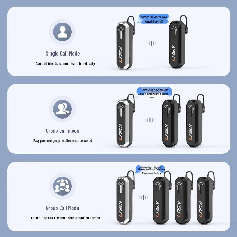 KSUN TFSI Mini Wireless Bluetooth Walkie-Talkie (CN version)
