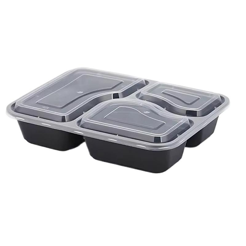10Set Disposable Meal Box with Lid Household Kitchen Restaurant Picnic Fruits Sandwiches Snacks Takeout Food Storage Container