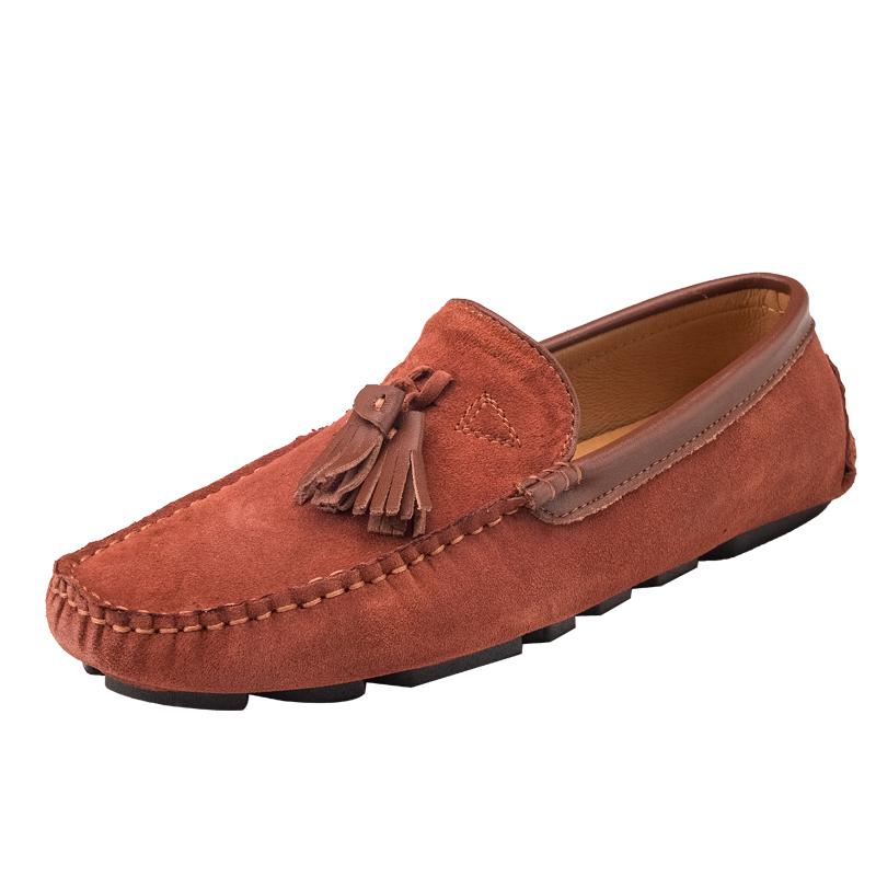 Fashion Casual Moccasins for Men Fringed Slip-on Men's Shoes Boat Shoes Fashion Hair Stylist Suede Comfort Driving Luxury Loafers Lazy