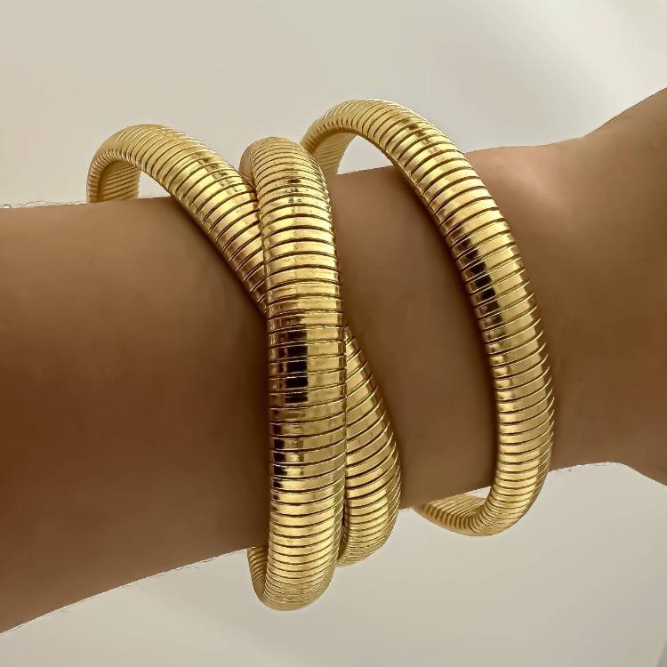 Punk Bracelet For Women 2026 Girls Bracelets & Bangles Set Simple Large Chain Bracelet Hand Ring Fashion Jewelry Accessories New