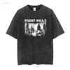 Silent Hill  Pyramid Head Limited T Shirt Japanese Horror Survival Game Sh long or short sleeves vintage Washed Comfortable