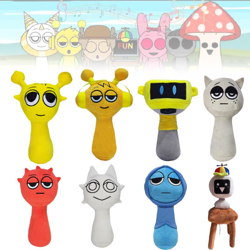 Sprunki Plüsch Musik Spiel Roboter Spielzeug Festliches Geschenk Ideal für Kinder und Sammler 20cm