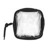 1PCS Travel Organizer Bath Toiletry Wash Storage Bag Case Black Zipper Clear Makeup Bags Pouch Women's Cosmetic Bag