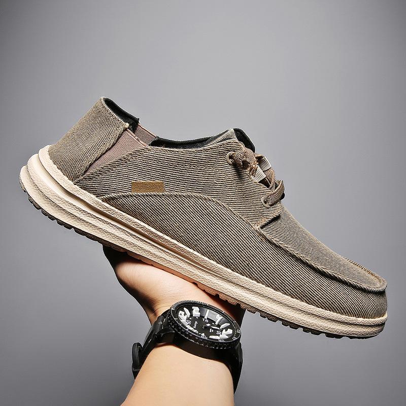 

S home с тем же ремешком парусиновые туфли мужские мокасины большого размера модные парусиновые туфли на плоской подошве повседневные мужские туфли 47 хаки