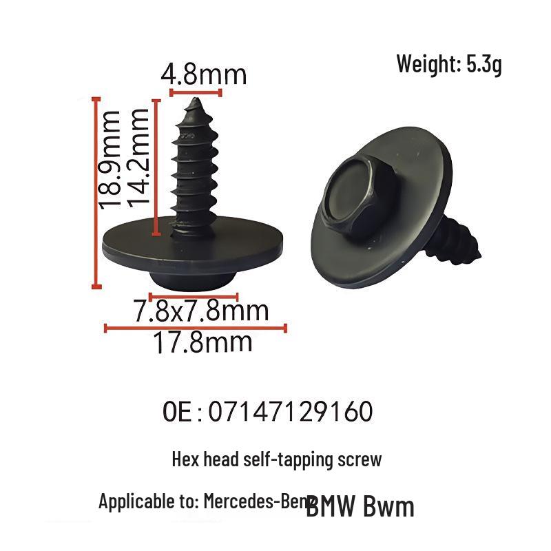

Mercedes-Benz C/E-Class Bumper & Fender Screw Buckle Accessory