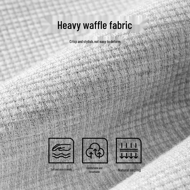 Jeanswest Men's Waffle Knit Loose Fit Jogger Pants