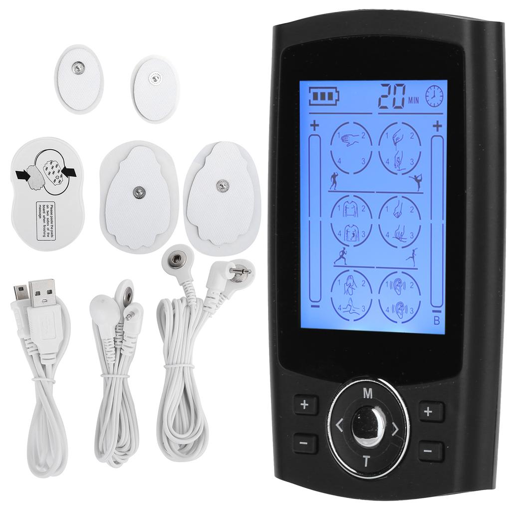 EMS Electrode Pads Pain Relieve Digital Body Acupuncture Meridians Massager