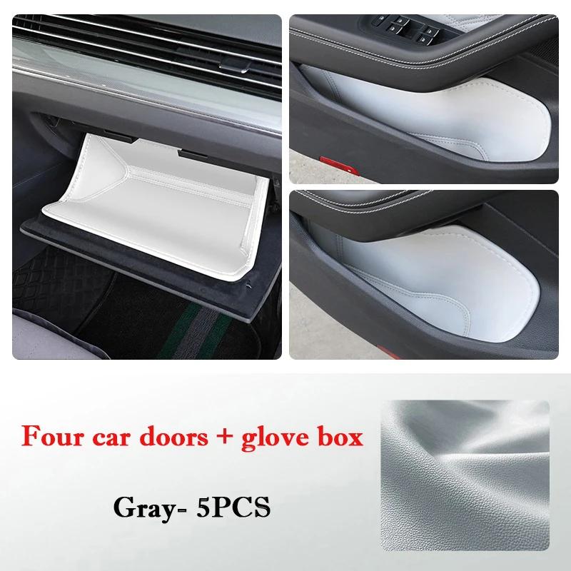 For Toyota Corolla E210 Corolla Cross 2019-2026 Car Door Slot Protective Pad Leather Waterproof Glove Box Mat Auto Accessories