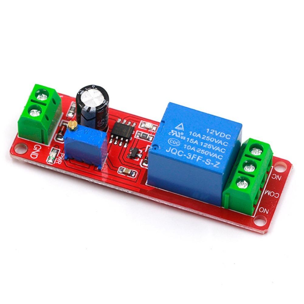 

NE555 Adjustable Disconnect Module Delay 0~10S Delayed Power-on Switch Timer Switch Automotive