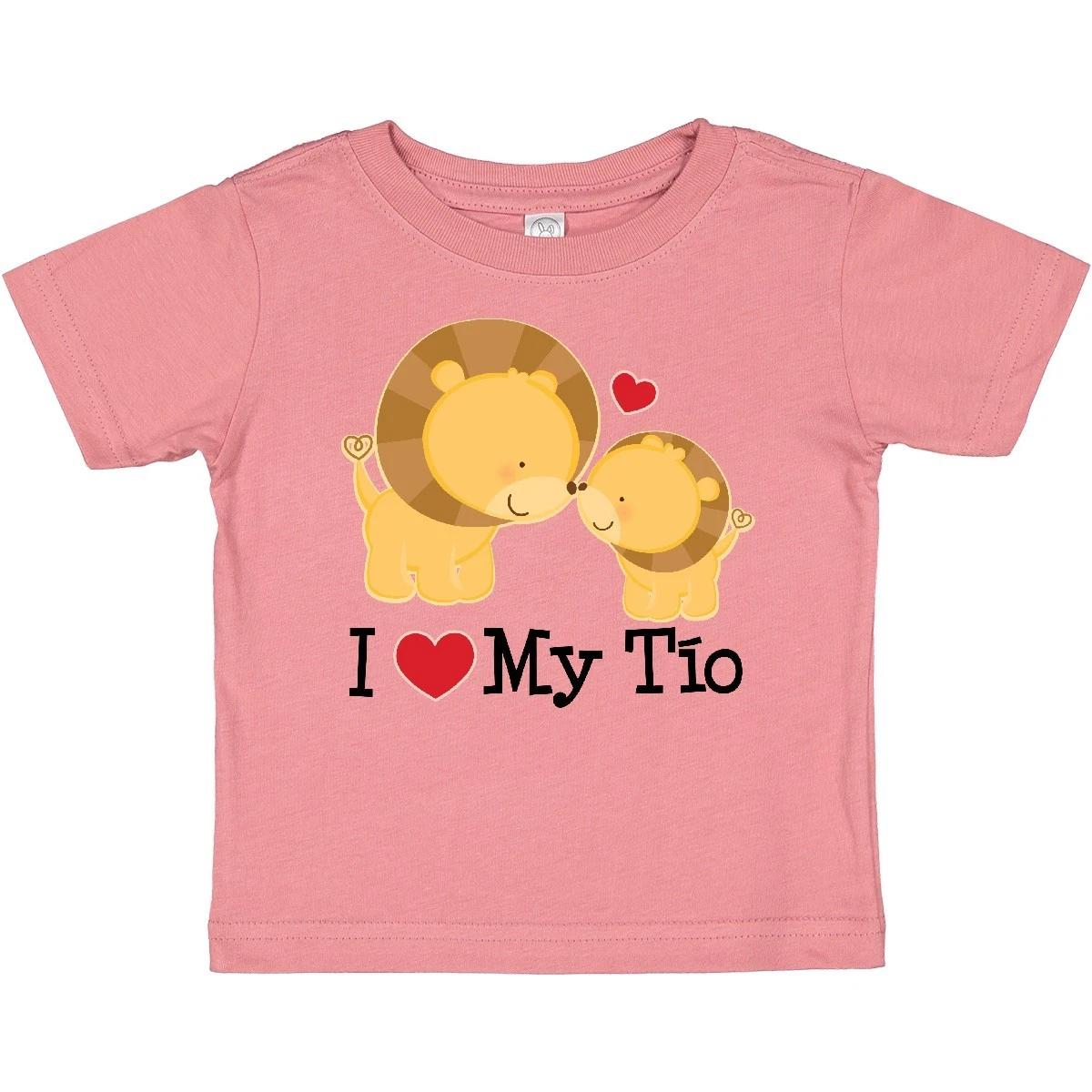 Inktastic I Love My Tio Uncle For Nephew Baby T-Shirt Heart Cute Clothing Infant 100