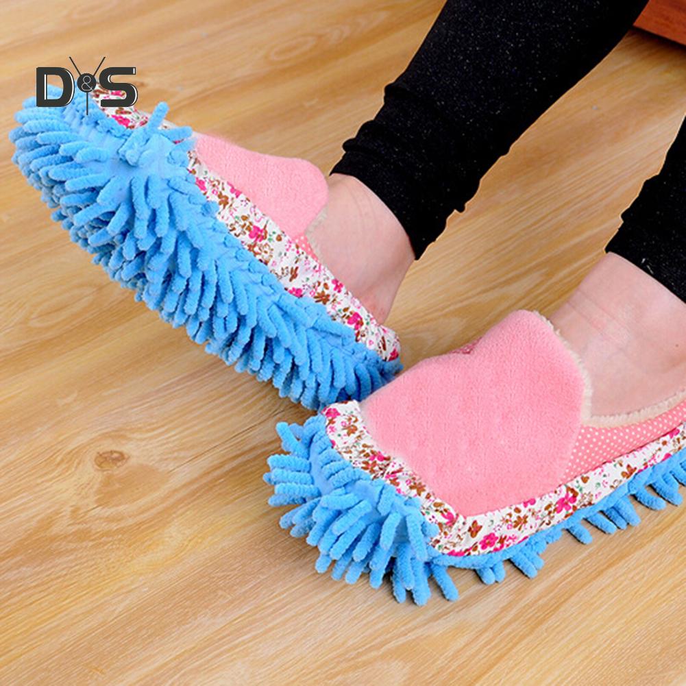 Decorations Home Dust Floor Cleaning Slipper Shoes Mop House Room Cleaner Detachable Shoe Cover