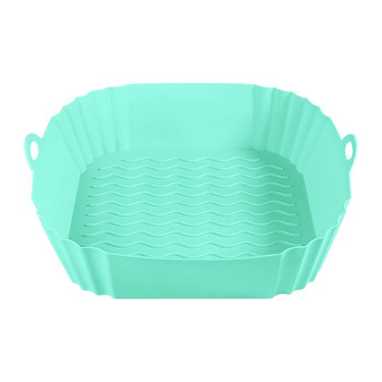 Silicone Air Fryer Tray Reusable Base Mat for 3 to 5LB Air Fryers Heat Resistant Non-Stick Tray Replacement of Parchment Paper