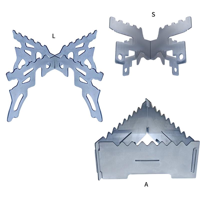 Stainless Steels Alcohols Stove Bracket Outdoor Camping Burners Bracket Heat Resistant Alcohols Stove Support Rack