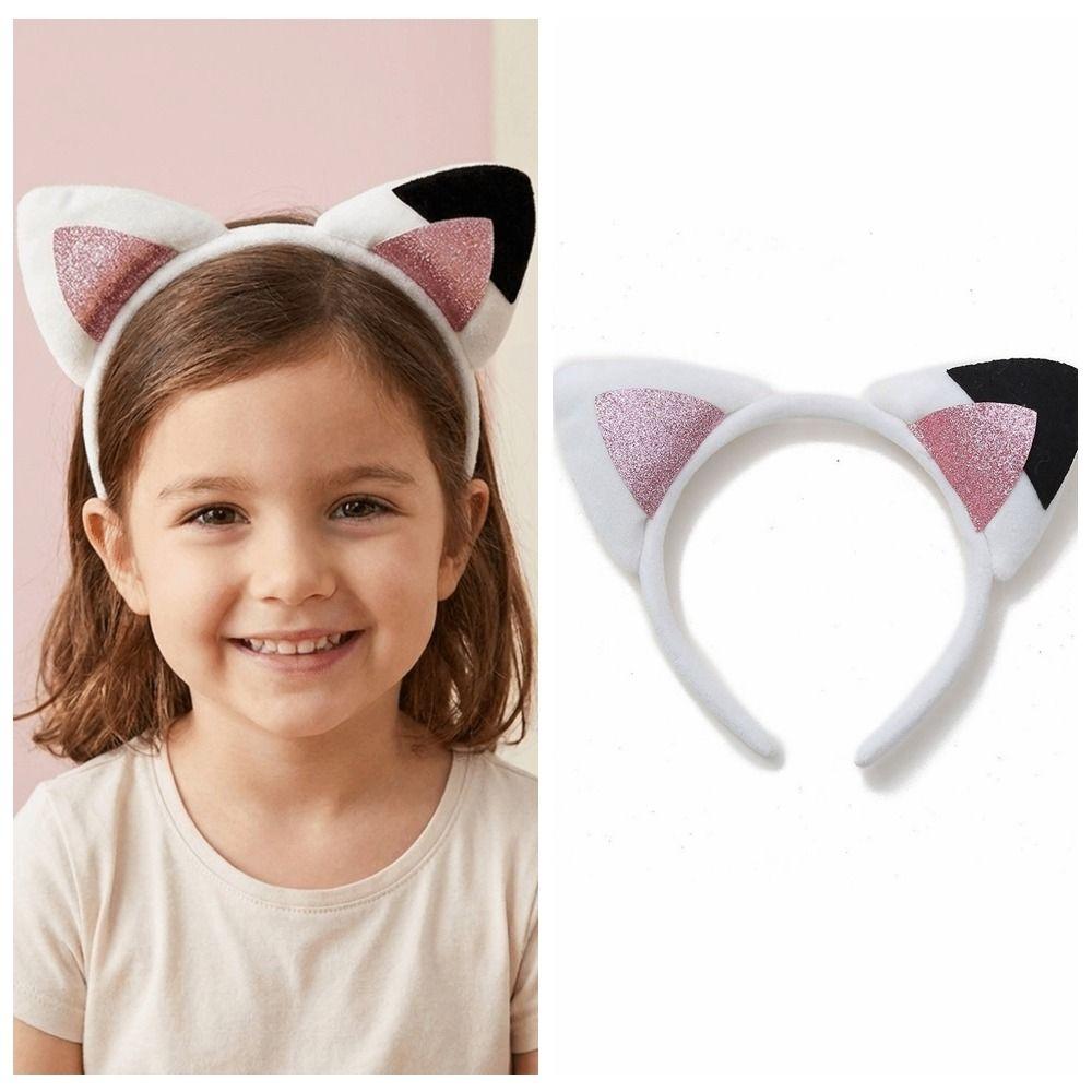 Korean Style Cat Ears Headband Thin Hair Hoop Funny Headwear  Gift