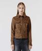 SLOW RECORD HOUSE Western Suede Shirt_Mocha