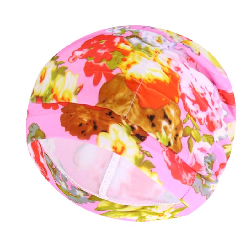 Swimming Hat Women Unisex Girls Long Hair Bathing Cap Swimming Cap Stretch Drape Free Size Swim Pool Sport Elastic Nylon Turban