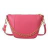 Chic Fall 2023 Retro Bucket Shoulder Bag For Women Pu Leather Chain Crossbody