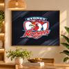 5D Diamond Painting Sydney Roosters DIY Full Drill Diamond Art Kit Home Decoration