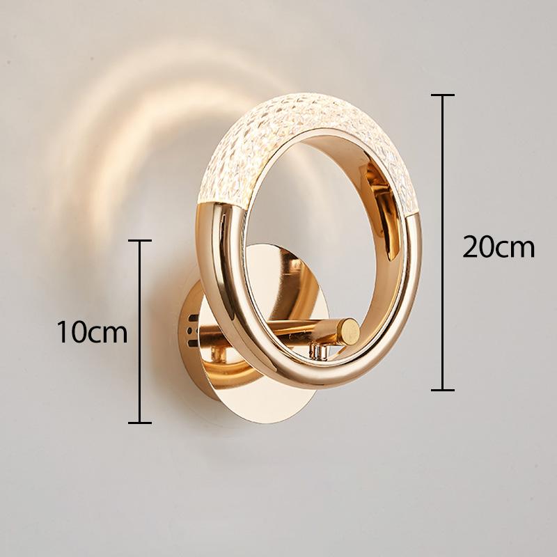 Crystal LED Wall Lamp Nordic Indoor Lighting For Home Living Room Decoration Dining Tables Bedside Lamps Bedroom Bed Wall Light
