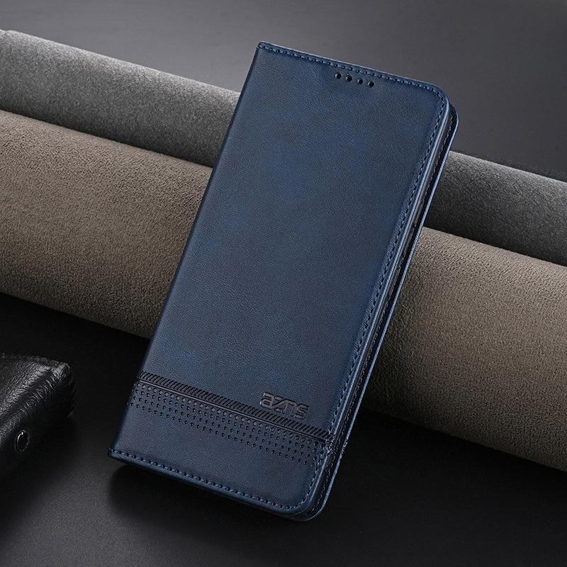 Suitable for 14 Xiaomi 15pro Phone Case with Magnetic Cow Pattern. 13xiaomi12 Full Package Shockproof 11T/10 Leather Case