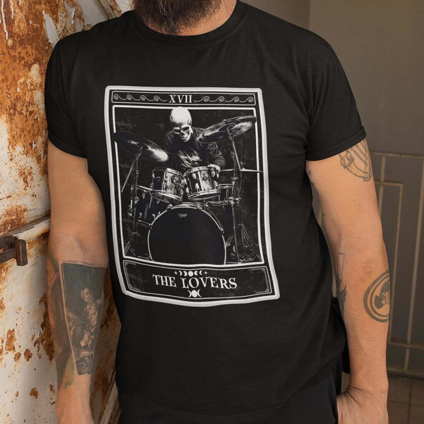 Drummer Shirt, The Lovers Tarot Card 3XL