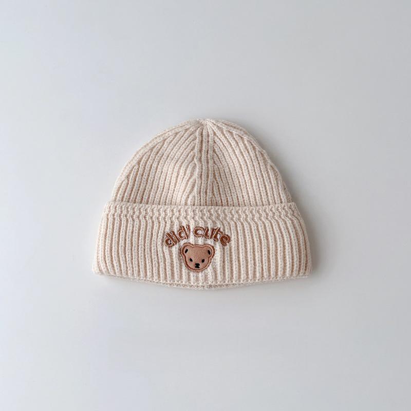 2025 Autumn/Winter Unisex Korean Knit Wool Hat for Kids and Babies - Warm, Trendy Pullover Design