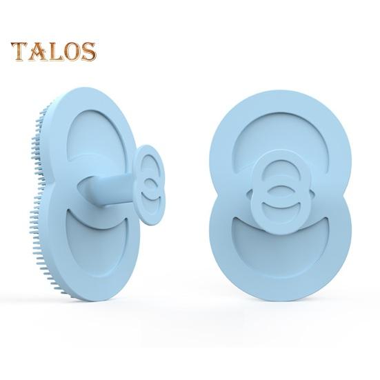 Silikoneggrengjøringsbørste Myke børster Kylling Fjærkre Eggvasker Manuell Egg Flekkfjerner Vaskeskrubber