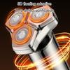 Rechargeable Rotary Shaving Machine Face Cordless Beard Trimmer Shaver Replacement Head Magnetic Electric Shaver