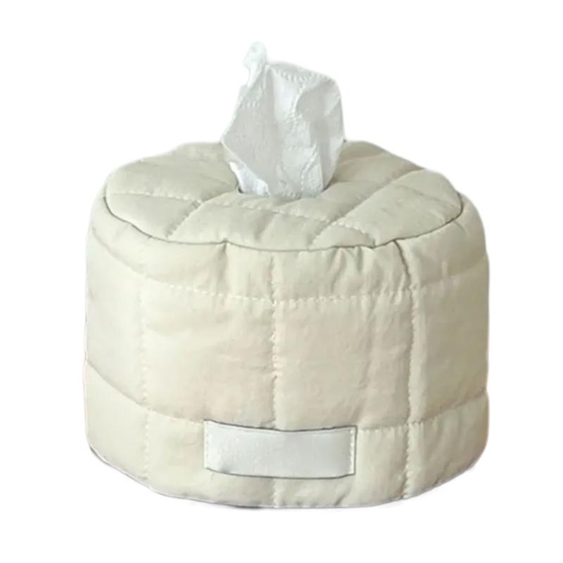 

Stylish Square/Round Tissue Box Easy Access Space-saving Roll Paper Holder Home Organization Supplies