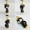 Used PRADAcharm leather/metal unisex