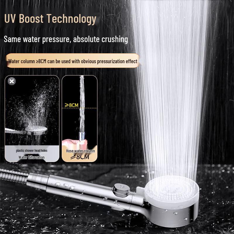 Haili Pressurized Shower Head Set