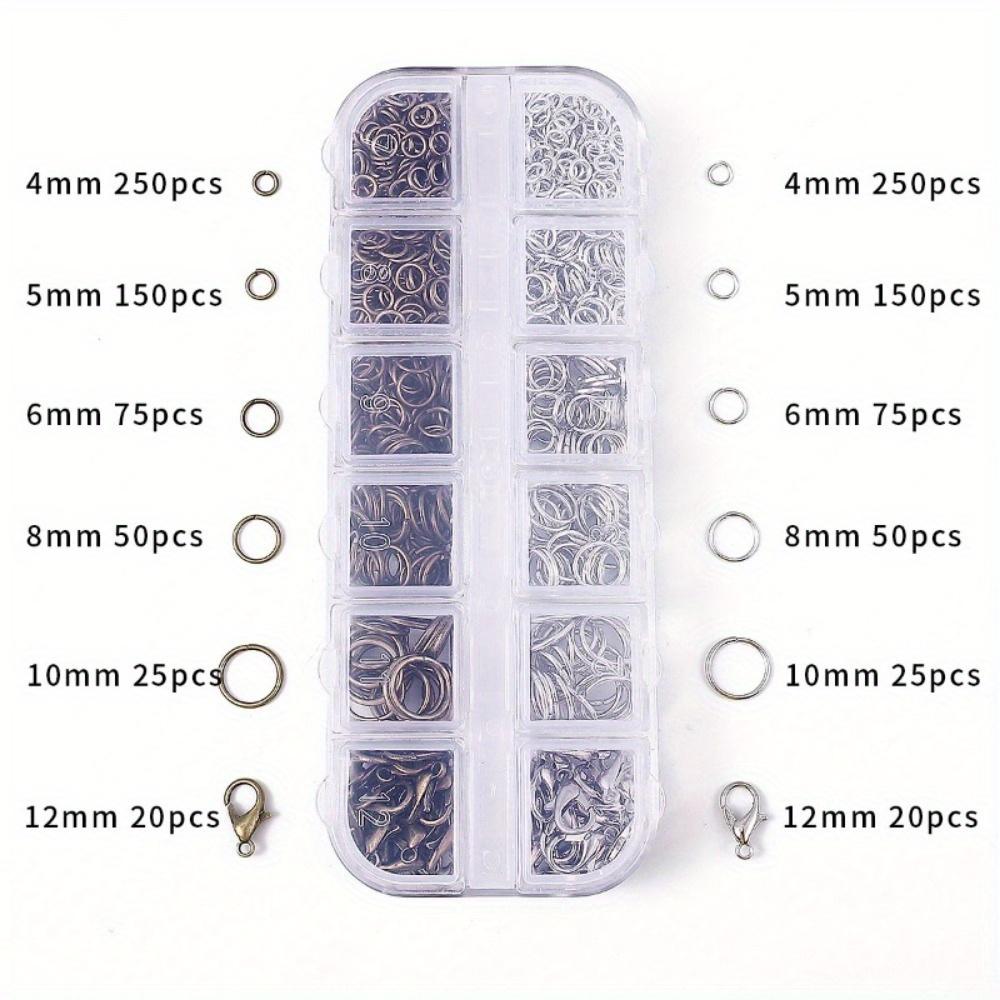 1 Box Lobster Clasp Open Jump Rings for Jewelry Making Bracelets Necklaces Hooks Chain Closure DIY Accessories
