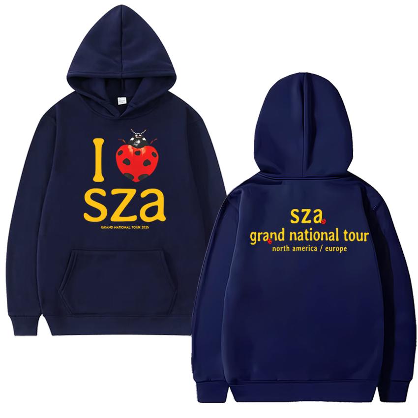 

Hot Sale Kendrick Lamar & SZA 2025 GRAND NATIONALS Tour print Hoodie Unisex vintage hip hop streetwear Men women Fleece pullover 3XL